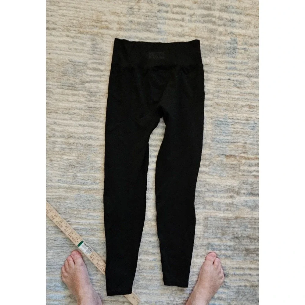 Pink Active Victorias Secret Black Seamless High Waist Leggings Womens Small